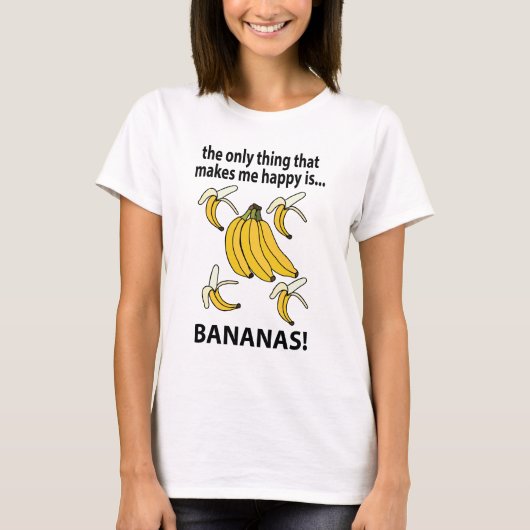 Bananen Fruit Grappige Bananen T-shirt (Voorkant)