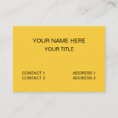 Bananen Fruit Grappige Bananen Visitekaartje (Achterkant)