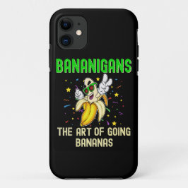 Bananen gaan bananen, koel geel fruit Case-Mate iPhone case