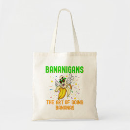 Bananen gaan bananen, koel geel fruit tote bag