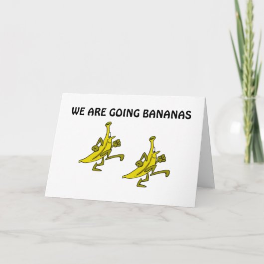 BANANEN GAAN OMDAT JE "70" KAART DRAAIT (Voorkant)