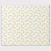 Bananen Geel Fruit Cadeaupapier (Vlak)