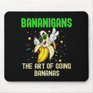 Bananen, Go Bananas, Grappige Fruit Zonnebrillen Muismat