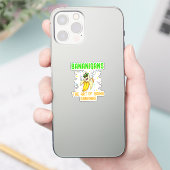 Bananen, Go Bananas, Koele Gekke Cartoon Sticker (Telefoon)