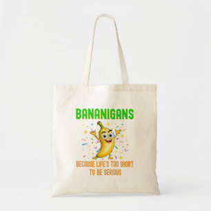 Bananen, Go Bananas, Positieve Vibes Confetti Tote Bag