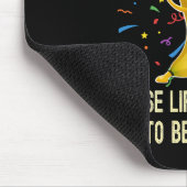 Bananen, Go Bananas, Positieve Vibes Fruit Muismat (Hoek)