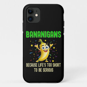 Bananen, Go Bananas, vrolijk grappig positief Case-Mate iPhone Case