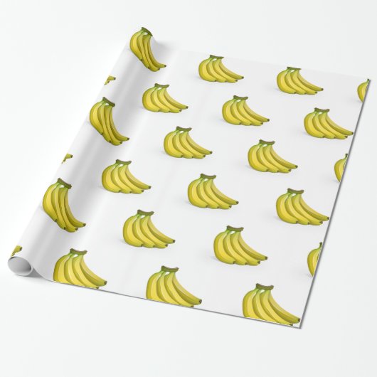 BANANEN GRAPPIG INPAKPAPIER (Uitgerold)