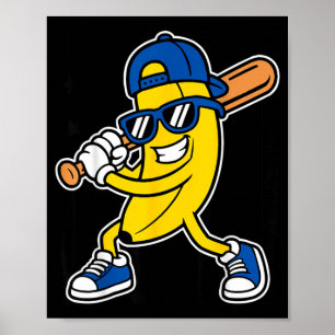 Bananen grappige cartoon kinderen jeugd jongens me poster