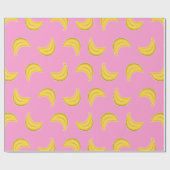 Bananen in roze cadeaupapier (Vlak)