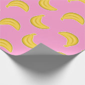 Bananen in roze cadeaupapier (Hoek)