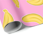 Bananen in roze cadeaupapier (Rol Hoek)