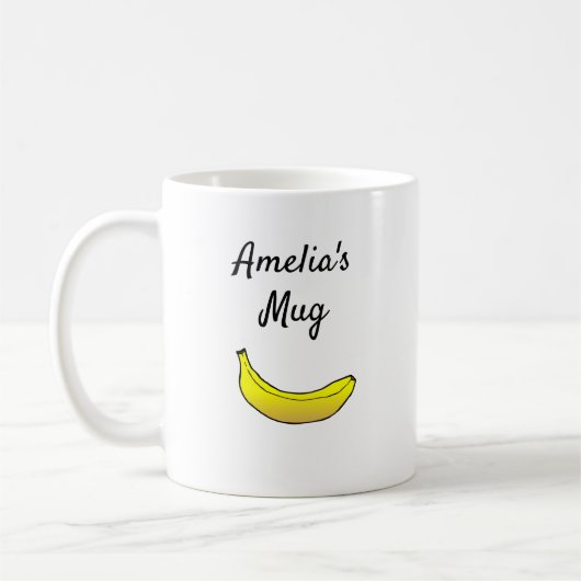 Bananen Klassieke Mok (Links)