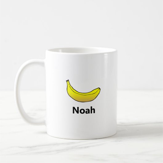 Bananen Klassieke Mok (Links)
