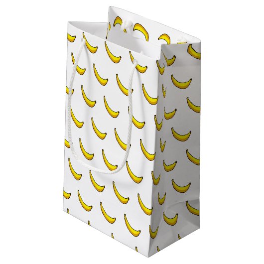 Bananen Klein Cadeauzakje (Achterkant Gekanteld)