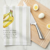 Bananen - Koranvers Theedoek (Quarter Fold)