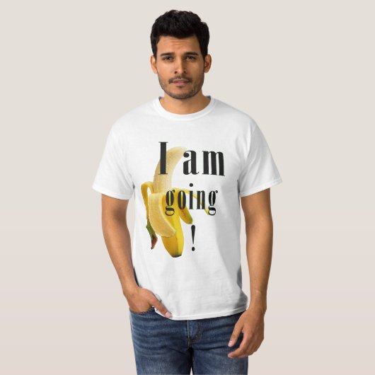 Bananen met afbeelding van bananen t-shirt (Voorkant volledig)