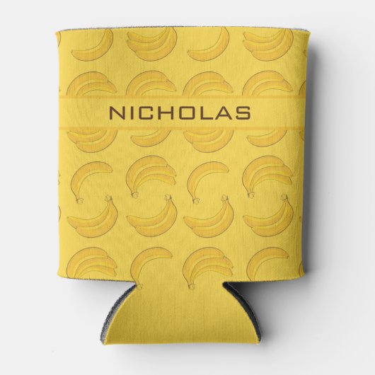 Bananen met Naam Blikjeskoeler (Voorkant)