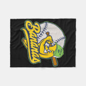 Bananen Nickname Gepersonaliseerde Achternaam Kled Fleece Deken (Voorkant (Horizontaal))