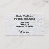 Bananen op grijs hout visitekaartje (Achterkant)