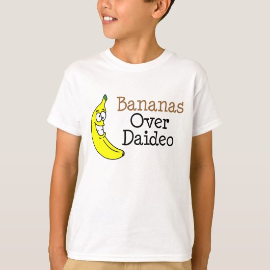 Bananen over Daideo T-shirt (Voorkant)
