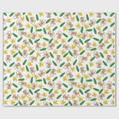 Bananen over jou cadeaupapier (Vlak)