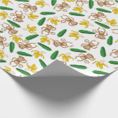 Bananen over jou cadeaupapier (Hoek)