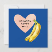BANANEN OVER U grappige kaart voor elke gelegenhei (Voorkant)