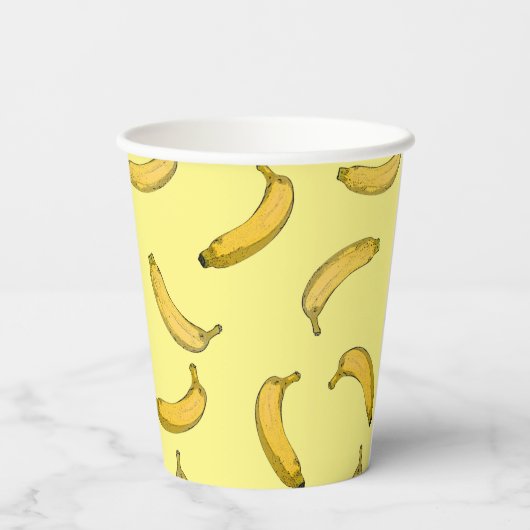 Bananen Papieren Bekers (Achterkant)