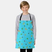 Bananen patroon schort (Gedragen)