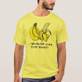 Bananen: Personaliseerbaar! T-shirt (Voorkant)