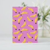 Bananen plat dank je kaart (Staand voorkant)