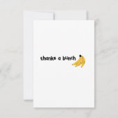 Bananen plat dank je kaart (Achterkant)