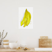 Bananen Poster (Keuken)