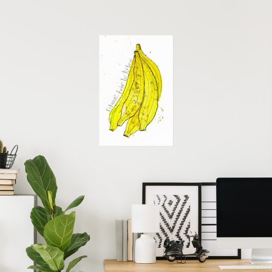 Bananen Poster (Thuiskantoor)