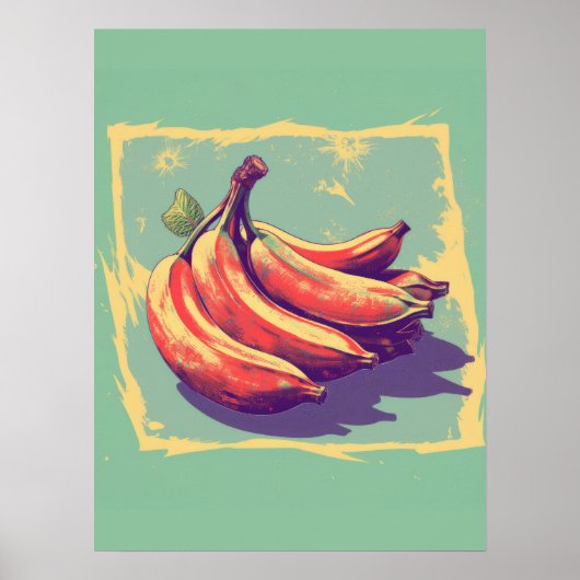  bananen poster (Voorkant)