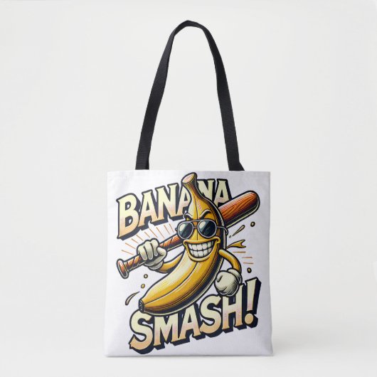 Bananen Power-Up Tote Bag (Voorkant)