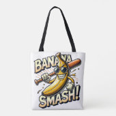 Bananen Power-Up Tote Bag (Achterkant)