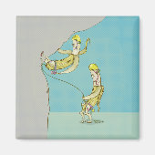 Bananen rock klimmen grappig fruit magneet (Voorkant)