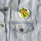 bananen ronde button 5,7 cm (In situ)