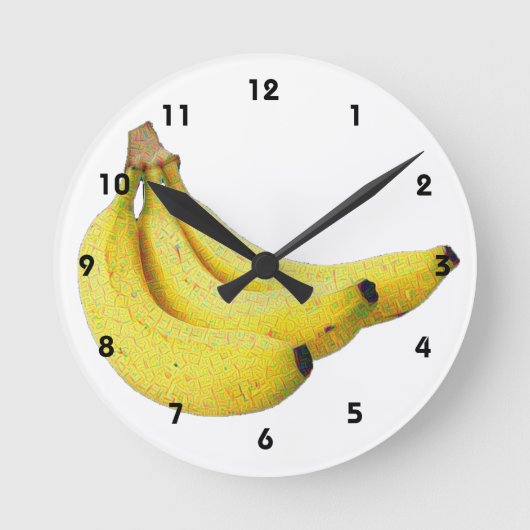 Bananen Ronde Klok (Voorkant)