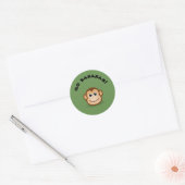 bananen ronde sticker (Envelop)