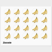 Bananen Ronde Sticker (Vel)