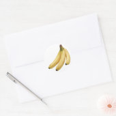Bananen Ronde Sticker (Envelop)