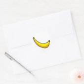 Bananen Ronde Sticker (Envelop)