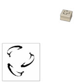 Bananen Rubberstempel (Gestempeld)