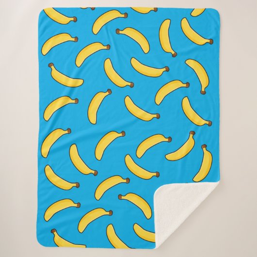 Bananen Sherpa Deken (Voorkant)