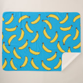 Bananen Sherpa Deken (Voorkant (horizontaal))