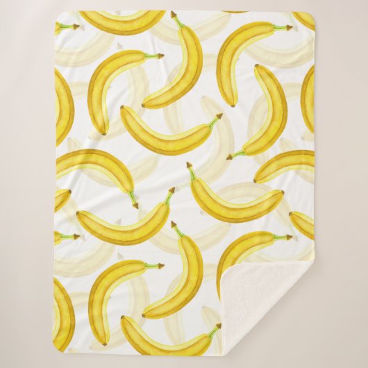 Bananen Sherpa Deken (Voorkant)