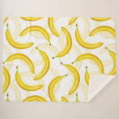 Bananen Sherpa Deken (Voorkant (horizontaal))